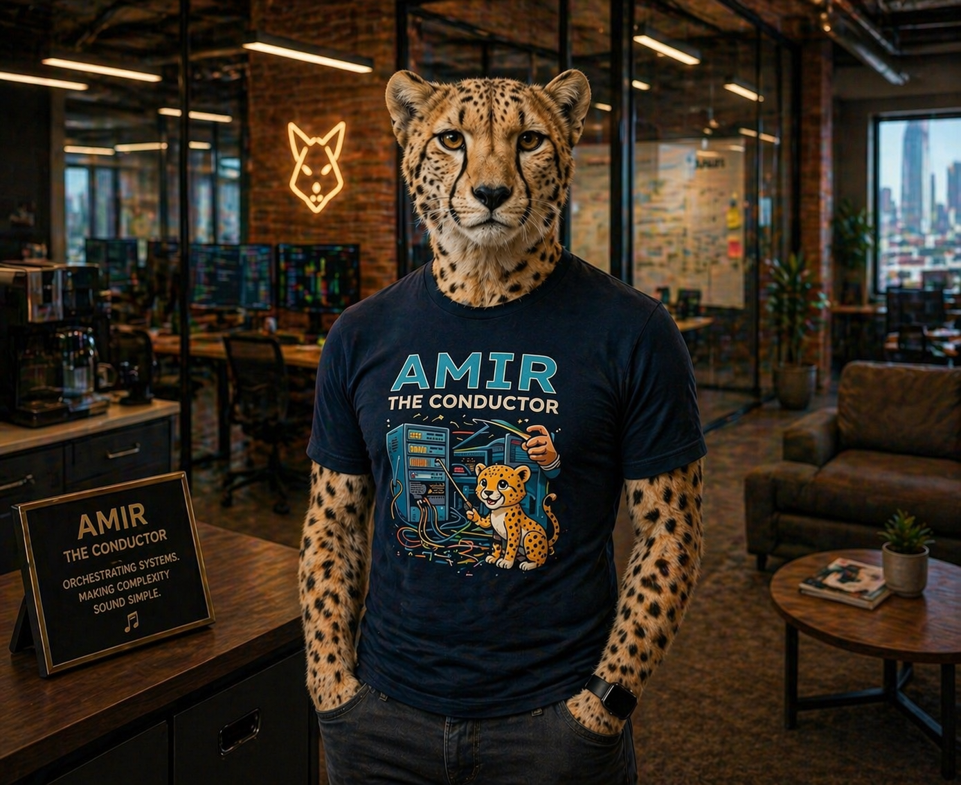 Portrait of Amir, Carve's finance orchestrator AI agent
