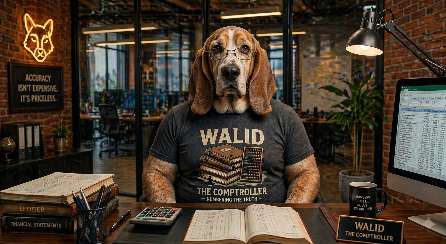 Portrait of Walid, Carve's accounting expert AI agent